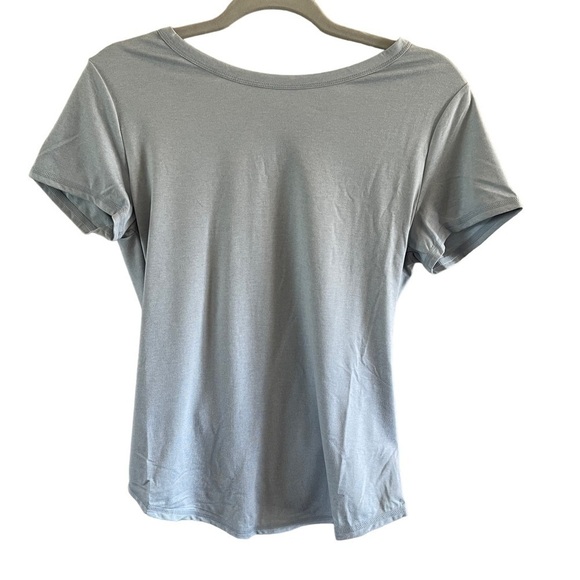 Zuda Vapor blue  Open Twist Back Athletic Tee X-small NWOT - Picture 2 of 10